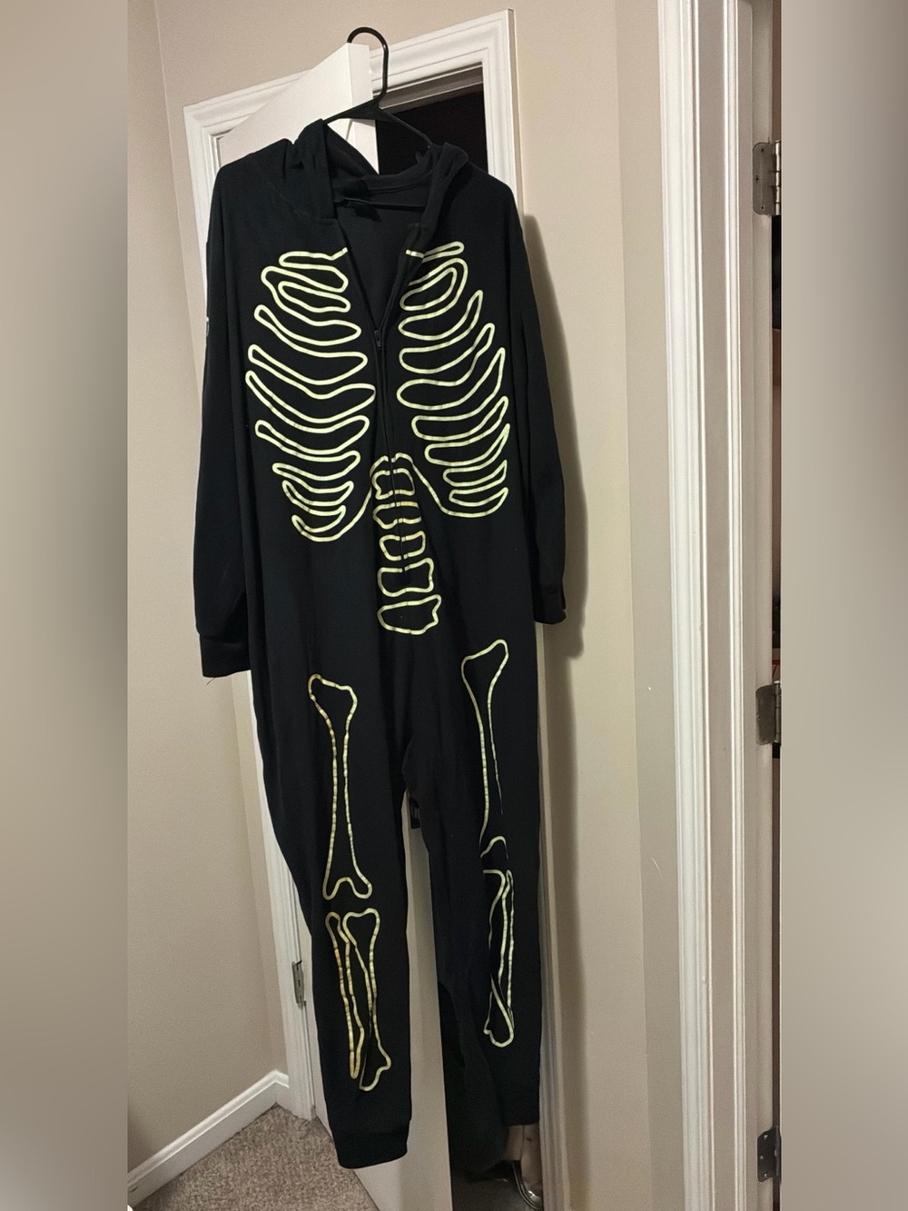 Women’s Glow-In-The-Dark Skeleton One-Piece Target 2XL